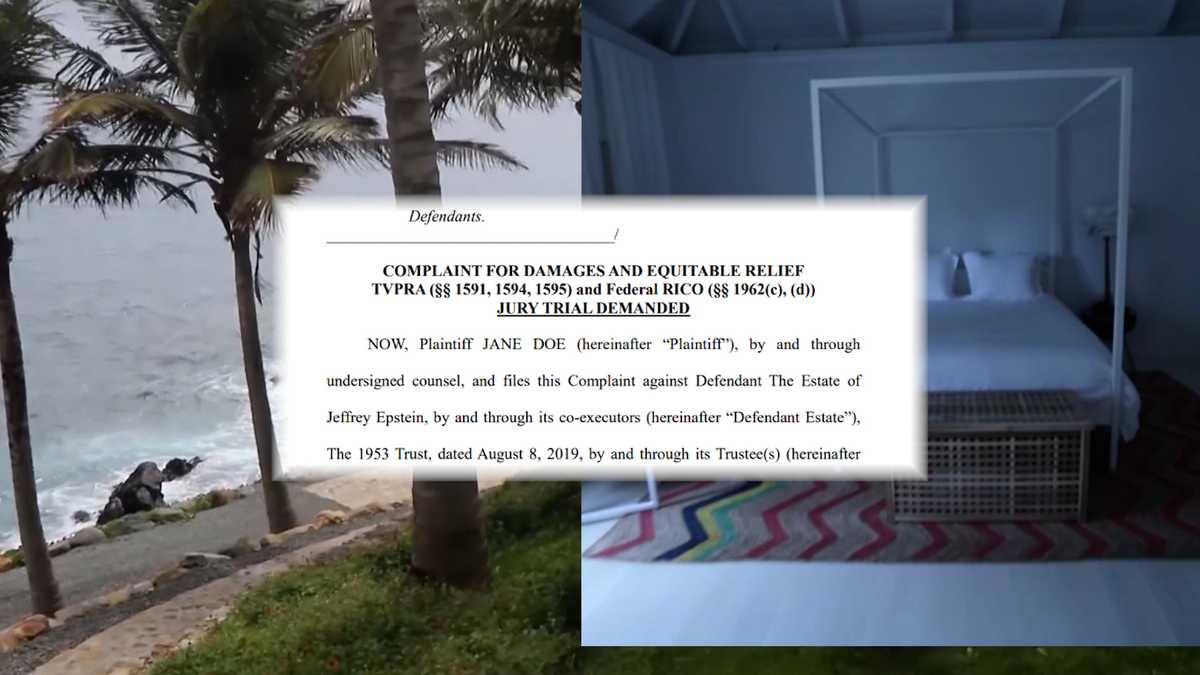 South Florida woman claims she was sex-trafficked on Epstein's island, according to federal lawsuit