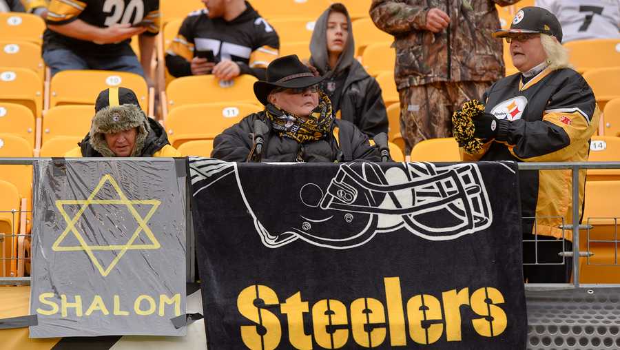 Steelers fans recognize the victims of the Squirrel Hill synagogue shooting.