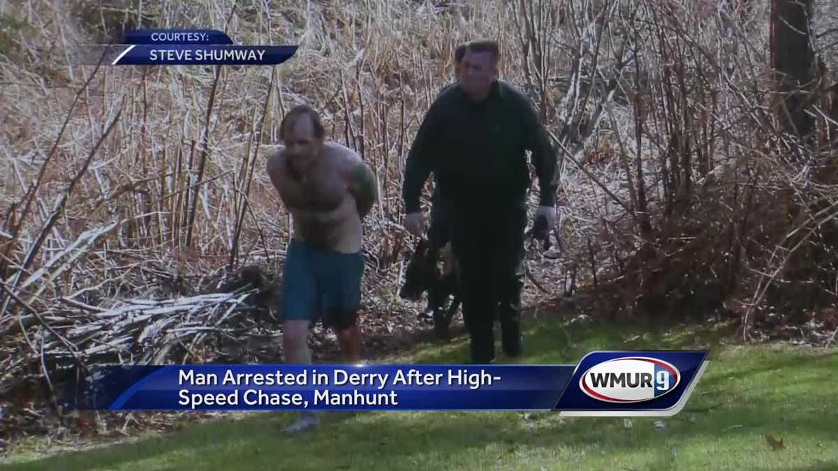 Man Taken Into Custody After High Speed Chase Manhunt