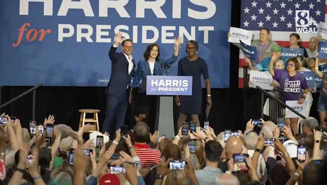 Pennsylvania, Michigan governors rally for Harris in Montgomery County