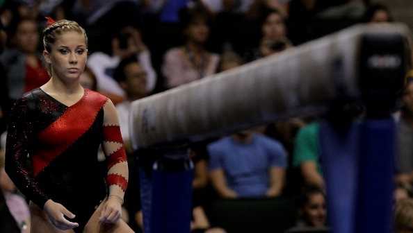 Shawn Johnson competes on the balance beam during the Senior Women's competition on day four of the Visa Gymnastics Championships at Xcel Energy Center on August 20, 2011 in St Paul, Minnesota.