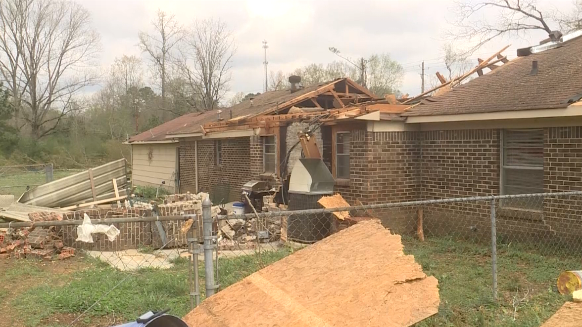 Couple's devastated home among damage from Shelby County tornado