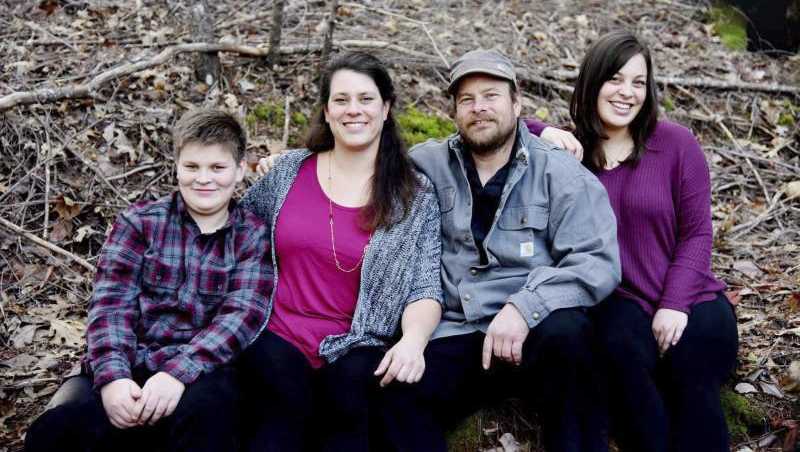 The Shepherd family: Kai, left, Sara, Jon, and Kressa, right