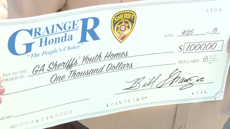Chatham Co Sheriff S Office Receives Donation From Grainger Honda