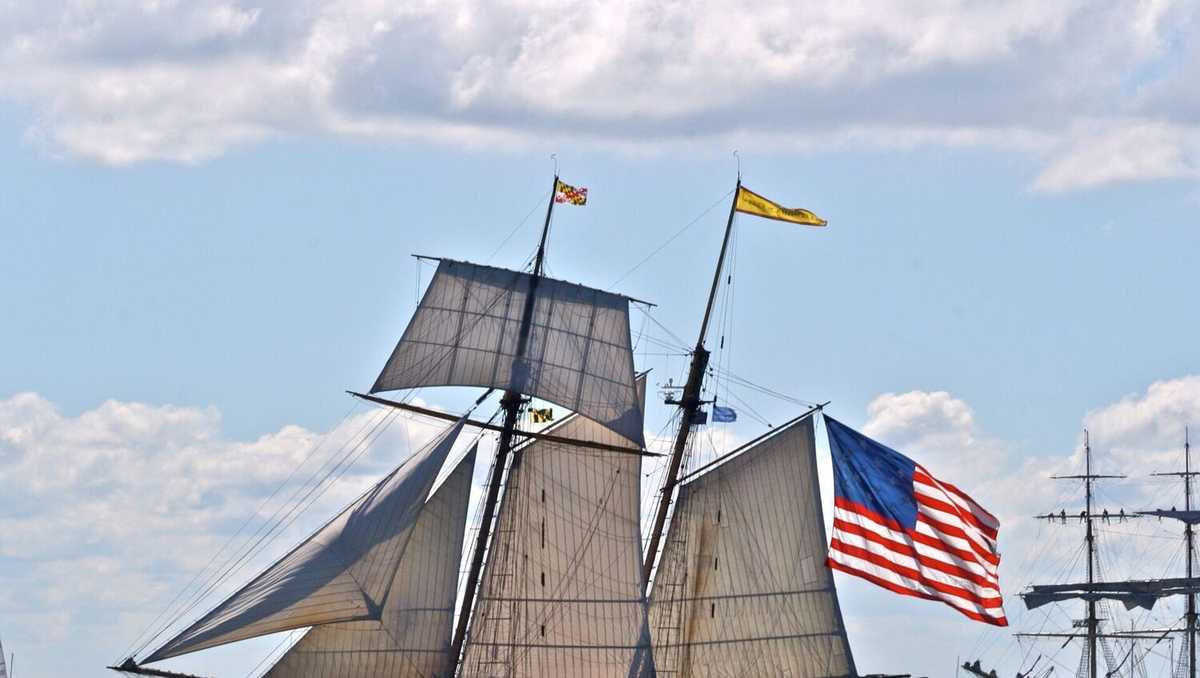 Voyage to Boston Tall ships racing toward city