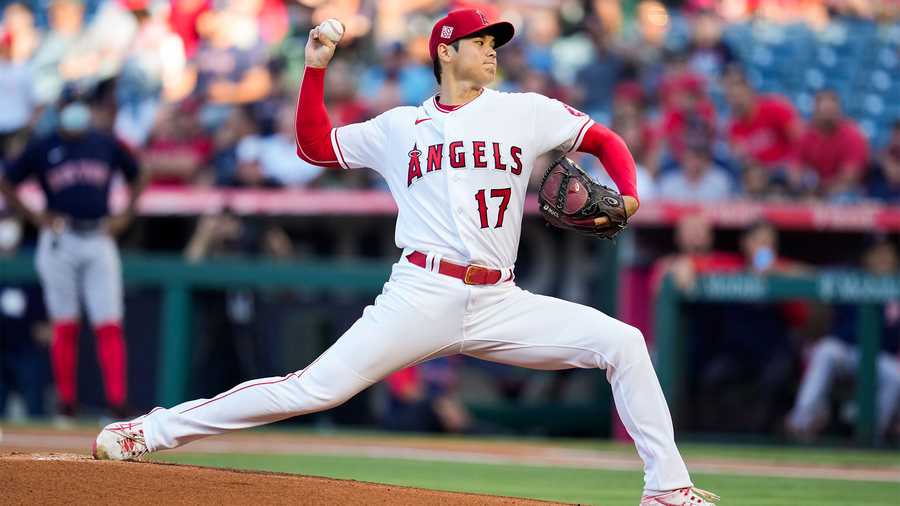 Red Sox fall to Angels as Ohtani shines on mound, at plate