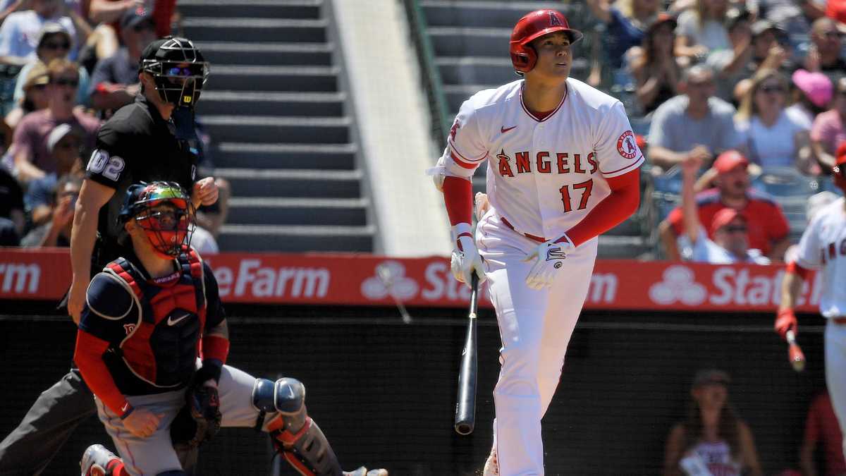 First opposing pitcher of road trip is Shohei Ohtani - The Boston