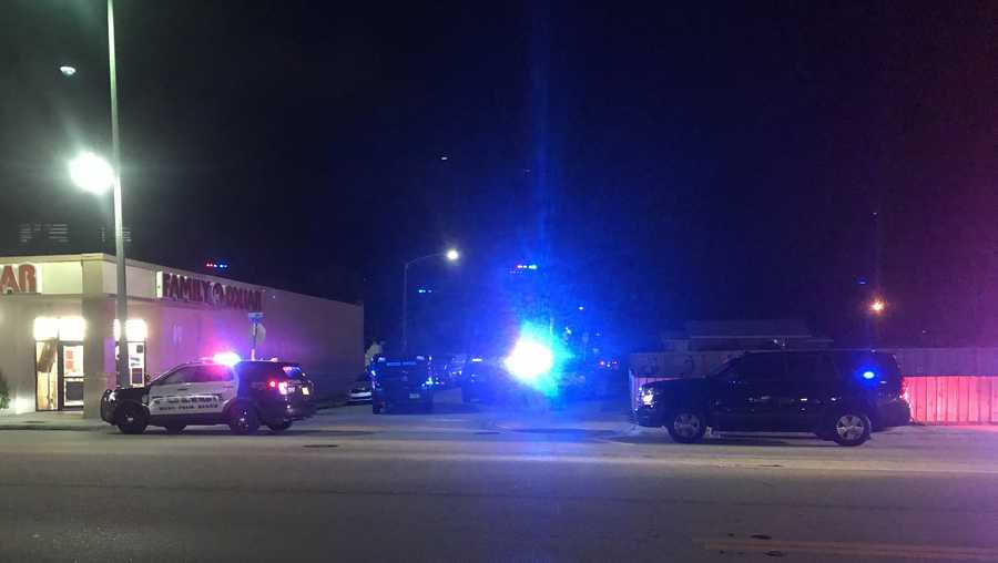 Shooting scene in West Palm Beach