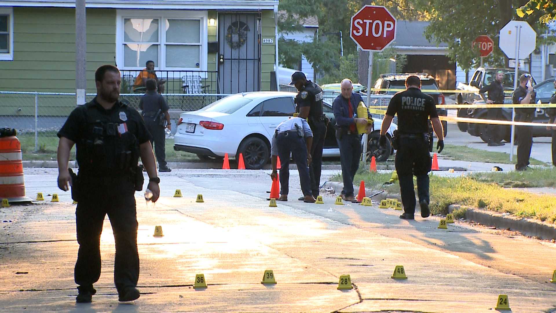 Dozens Of Evidence Markers Left At Scene Of Deadly Milwaukee Shooting