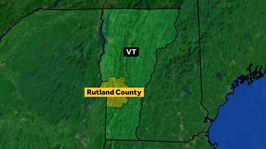 Map of Rutland County, Vermont