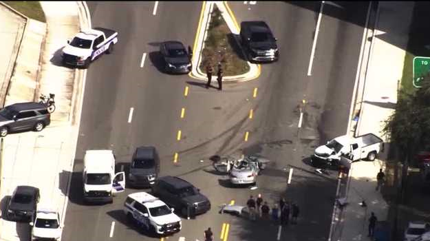 Shooting suspect dies in Orlando crash during chase