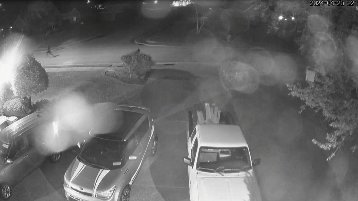 House shot up in Brandon, video shows 2 suspects opening fire