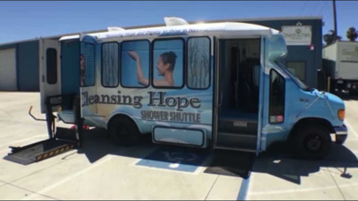 Showers on wheels give hope to the homeless