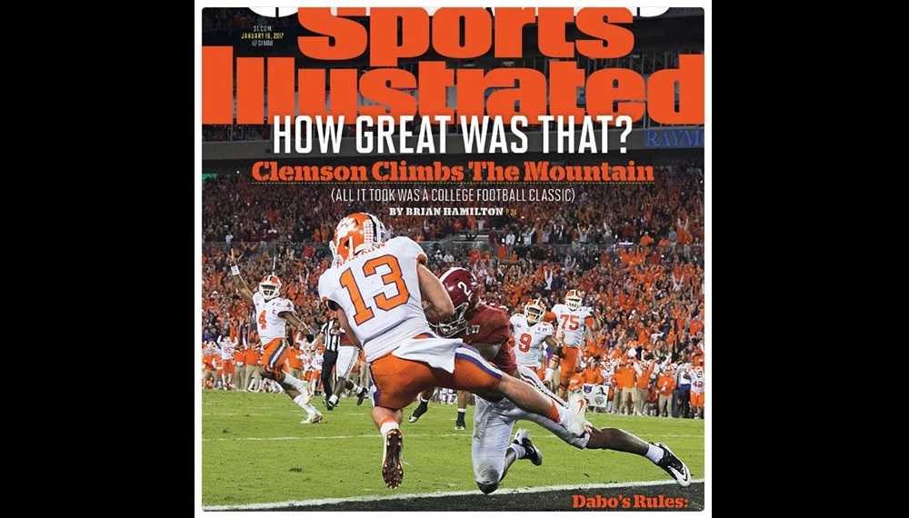 Big Win Puts Clemson Tigers On Cover Of Sports Illustrated