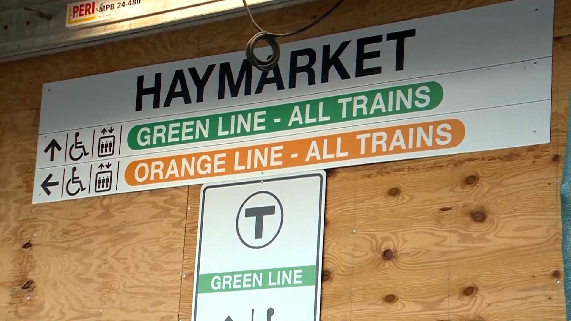 MBTA resumes train service at Haymarket Station in Boston