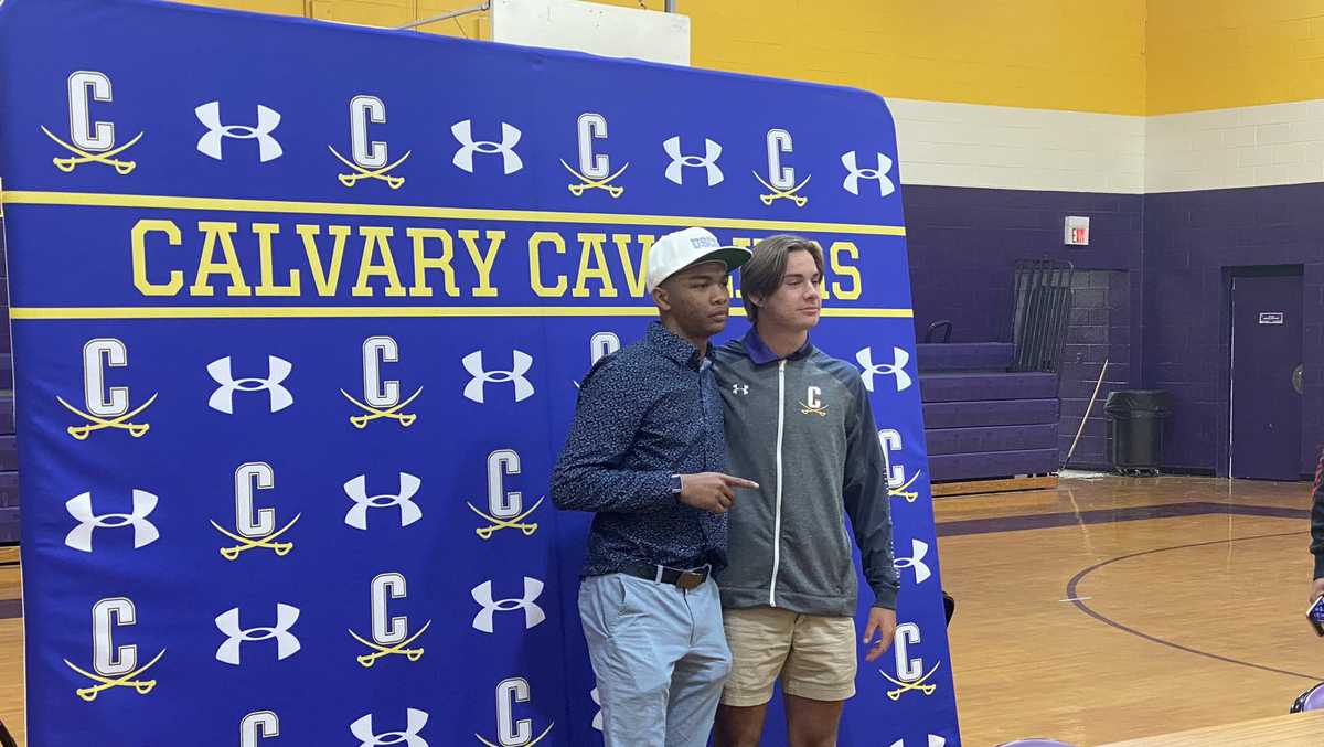 Calvary Day, Johnson celebrate spring signings