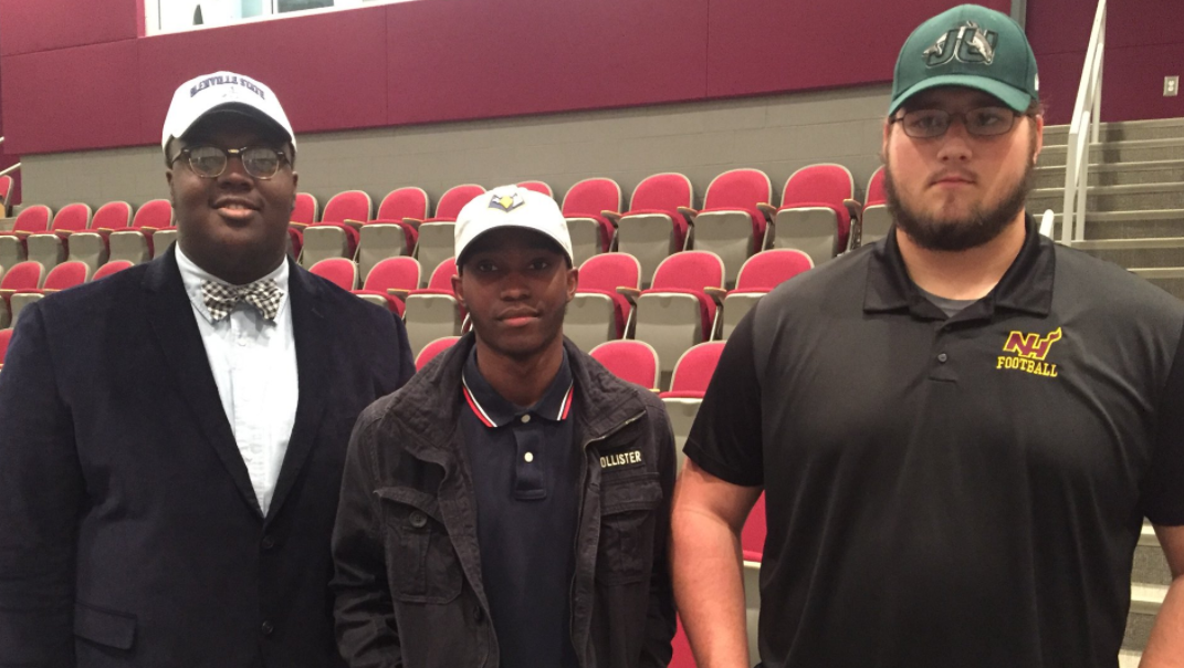 Signing Ceremony held for New Hampstead Football trio