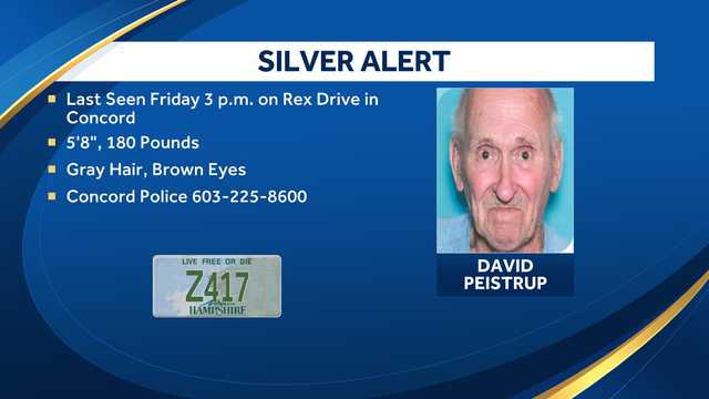 Silver Alert issued for missing Concord man - Vimarsana News