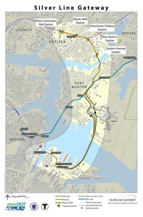 MBTA plans $82M extension of Silver Line into Chelsea for April 2018