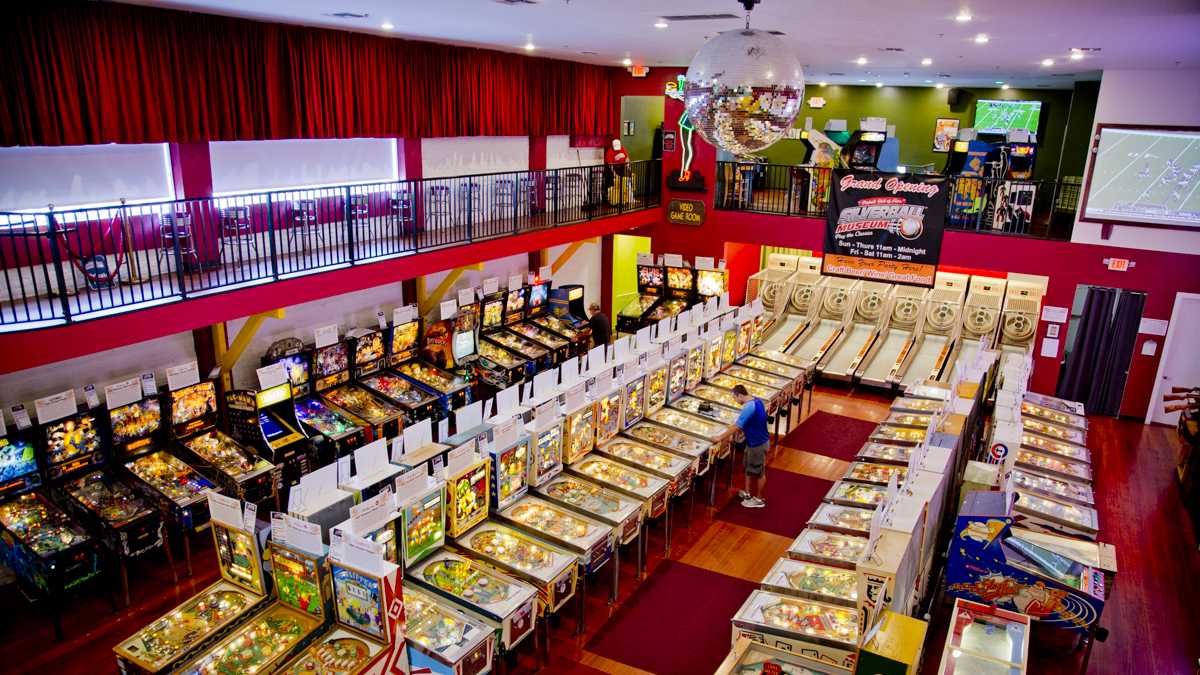 Inside Silverball Museum in Delray Beach