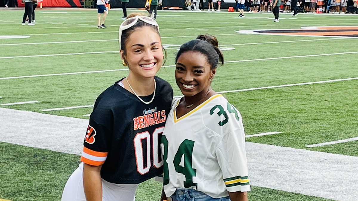 Bengals preseason opener with Simone Biles