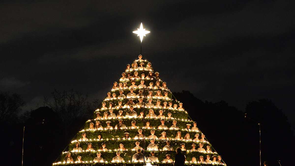 Country's First Singing Christmas Tree Celebrates 86 Years at Belhaven