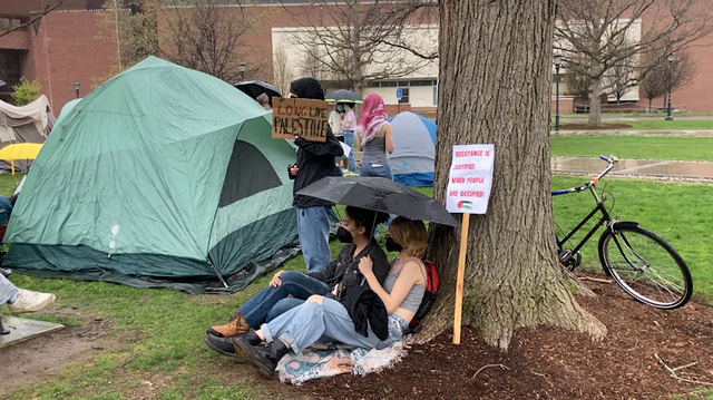 UVM students build pro-Palestine encampment on campus - Vimarsana News