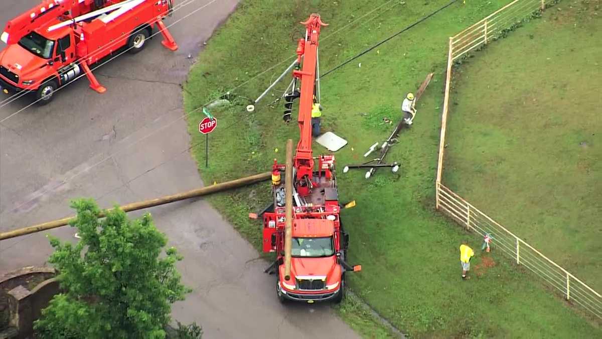 WATCH: Sky 5 shows storm damage in Oklahoma City metro