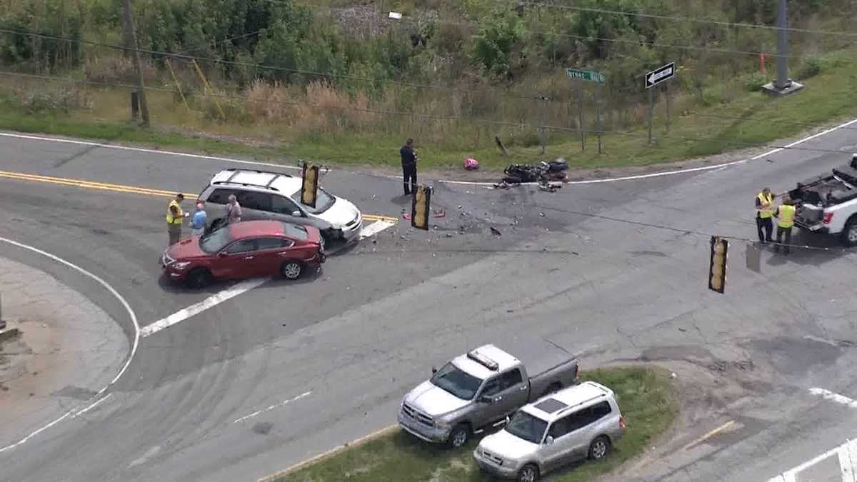 Coroner's office responding to wreck involving motorcycle in Pickens County