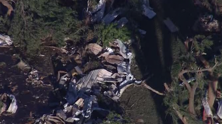 Sky 5 surveys tornado damage near Elk City - KOCO