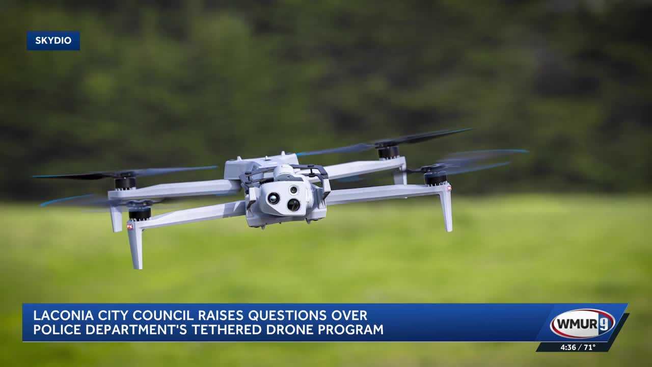 Laconia officials discuss grant for potential tethered drone program for police