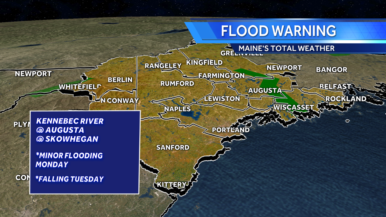 Flood Warnings Issued For Maine, N.H. Rivers