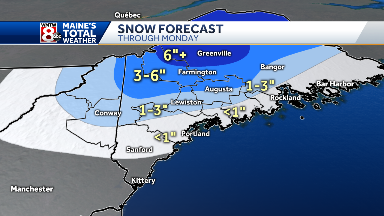 Impact Weather: Storm brings rain, snow to parts of Maine