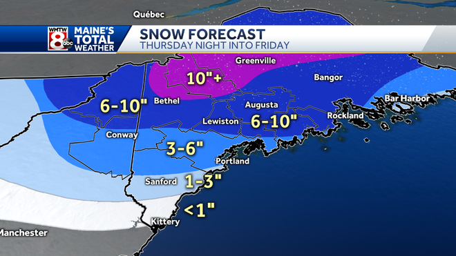 Winter storm warning issued with 6+ inches of snow possible for parts ...