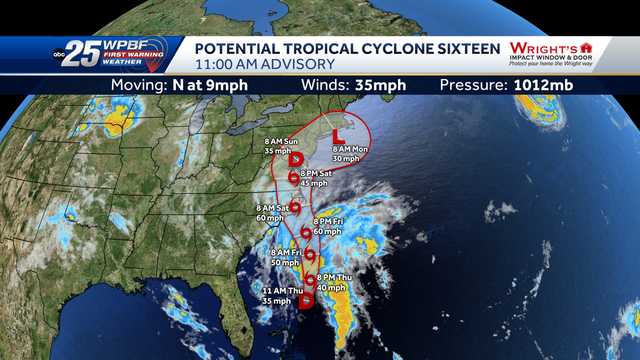 Tracking Potential Tropical Cyclone 16 - Vimarsana News