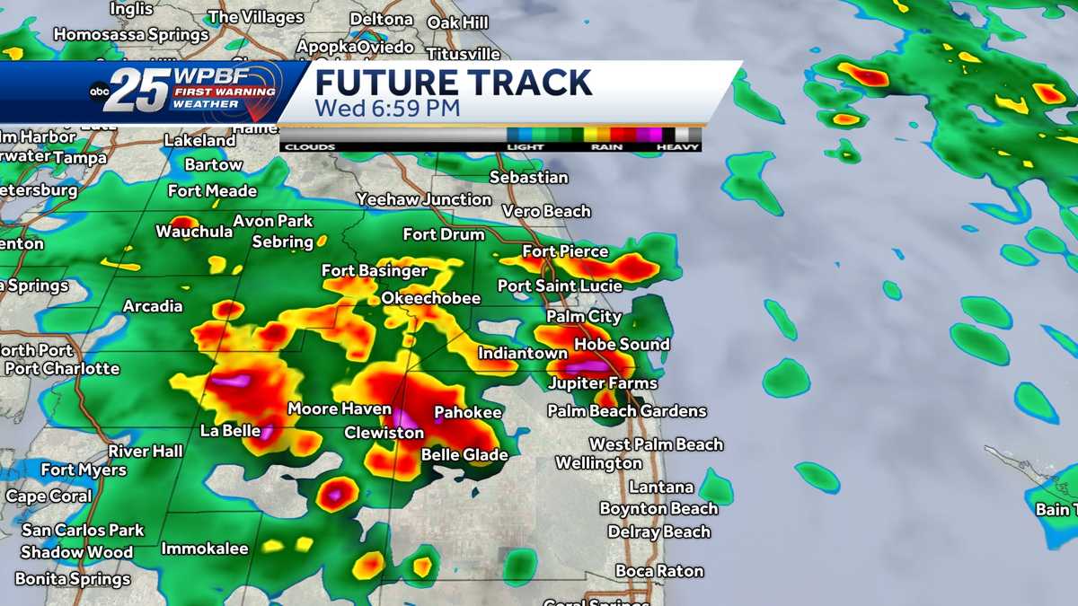 Heat advisory with scattered rain and storms across South Florida