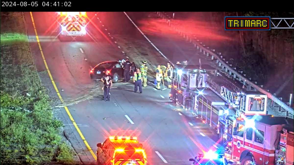 Traffic Alert: One lane of I-71 North is closed due to a crash