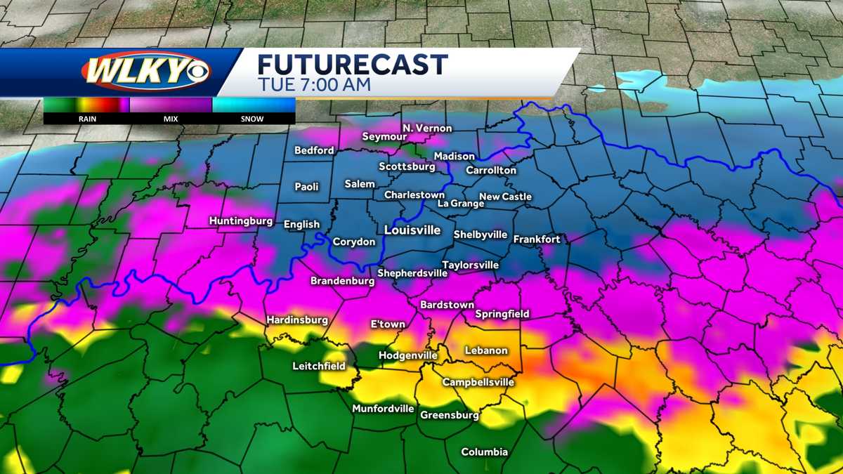 Louisville weekly weather: Chance for several inches of snow - WLKY