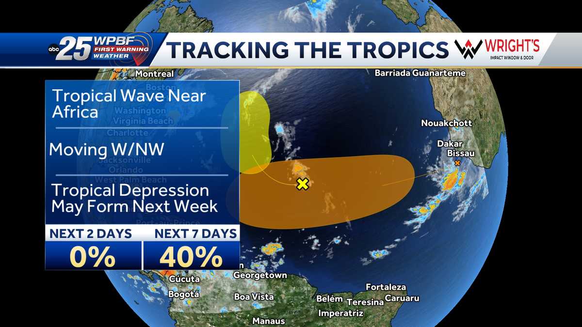 Atlantic Basin Nears Tropical Depression Formation East Of Cabo Verde
