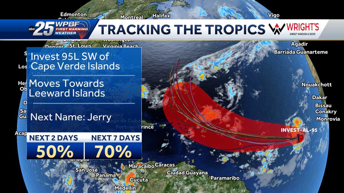 Atlantic Tropical Depression Plans Development Near Leeward Islands