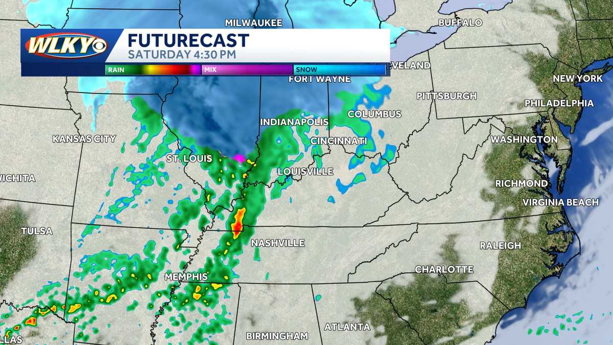 Impact Weather: cold rain, light mix in some areas