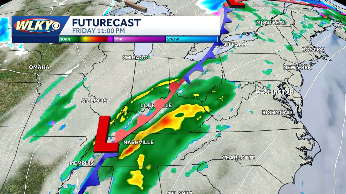Showers and a few storms return late this week