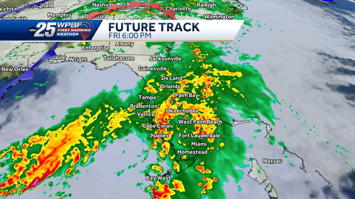 Tropical moisture to bring rain later this week to South Florida