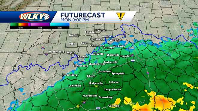 Winter weather advisory for parts of Kentucky, but not Louisville