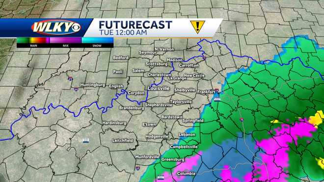 Winter weather advisory for parts of Kentucky, but not Louisville