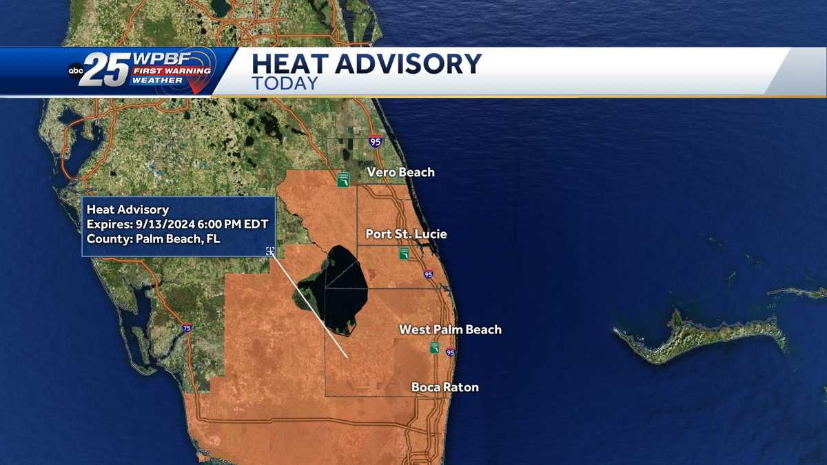 Impact weather with heat and storms for South Florida Friday