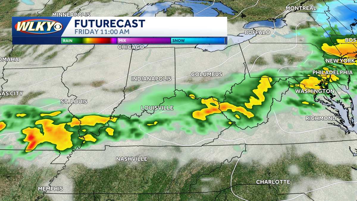 Impact weather: Showers Friday, cold at night