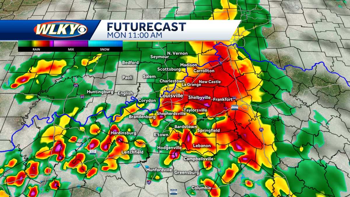 Scattered storms along with above average temperatures this week
