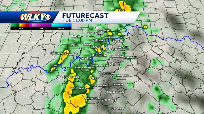 Louisville weekly weather: Warming up and some chances for high wind, rain