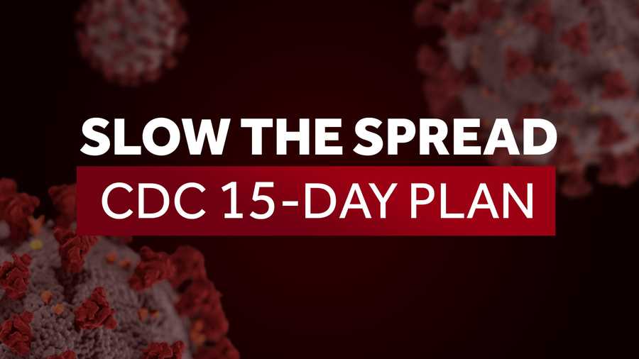 Slow the Spread: CDC's 15-Day Plan